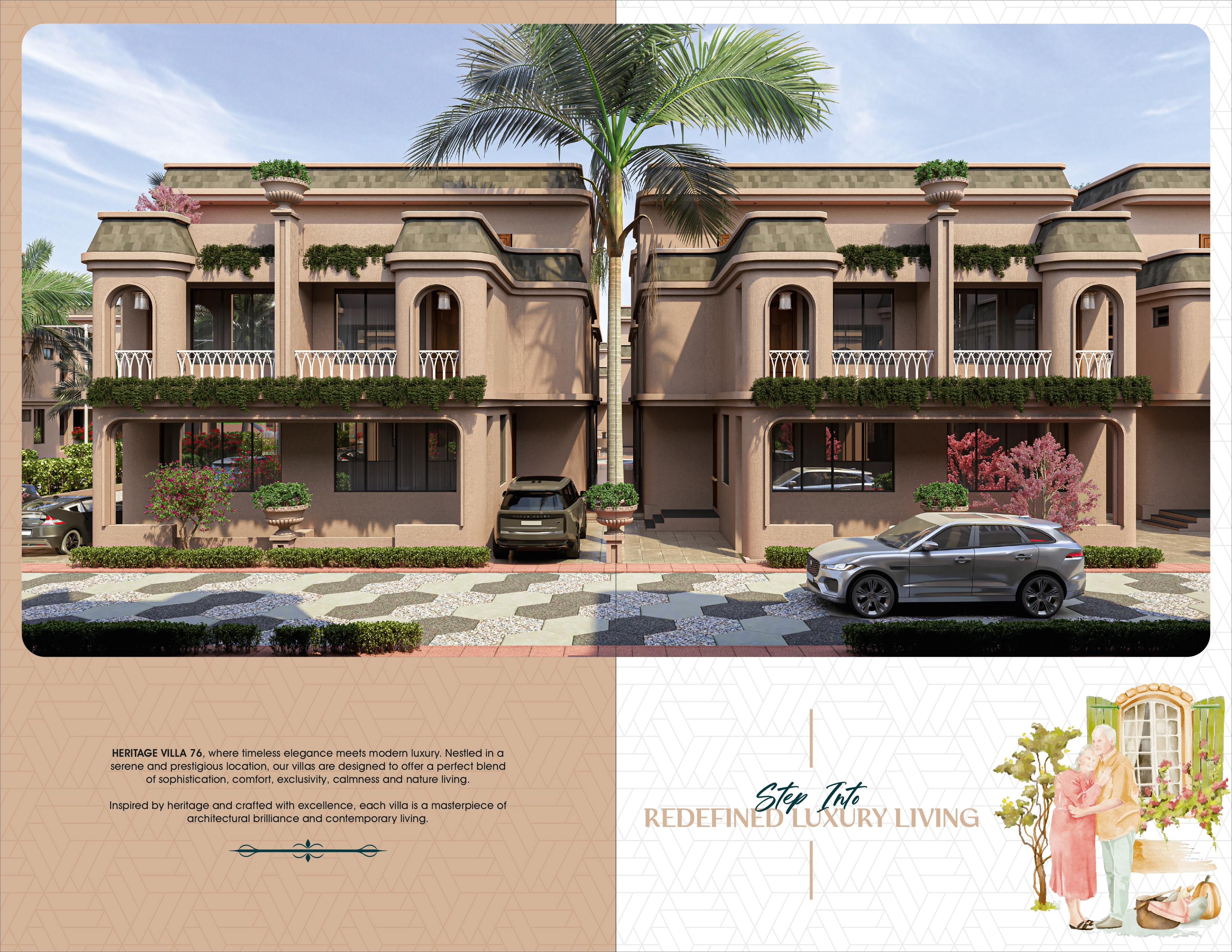 4BHK luxury bungalow with garden view in kasindra